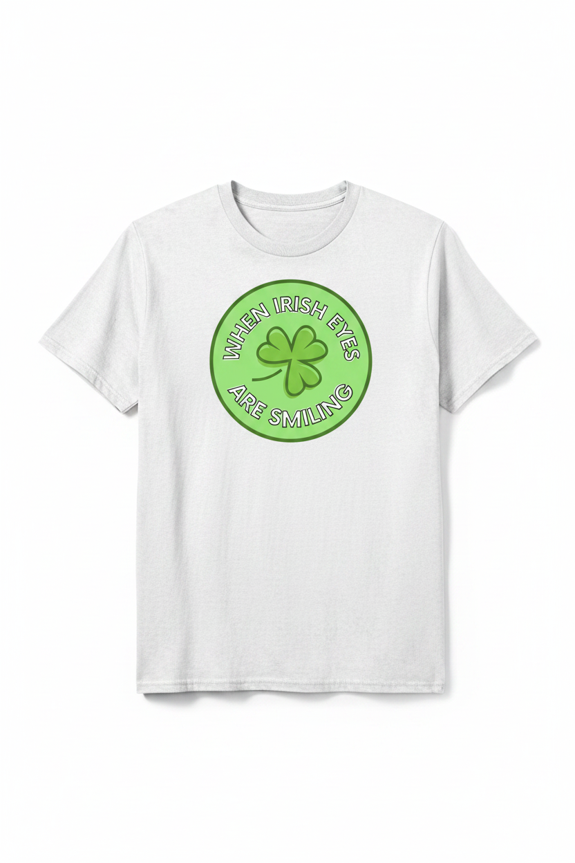 Unisex Garment-Dyed T-shirt - When Irish Eyes are Smiling