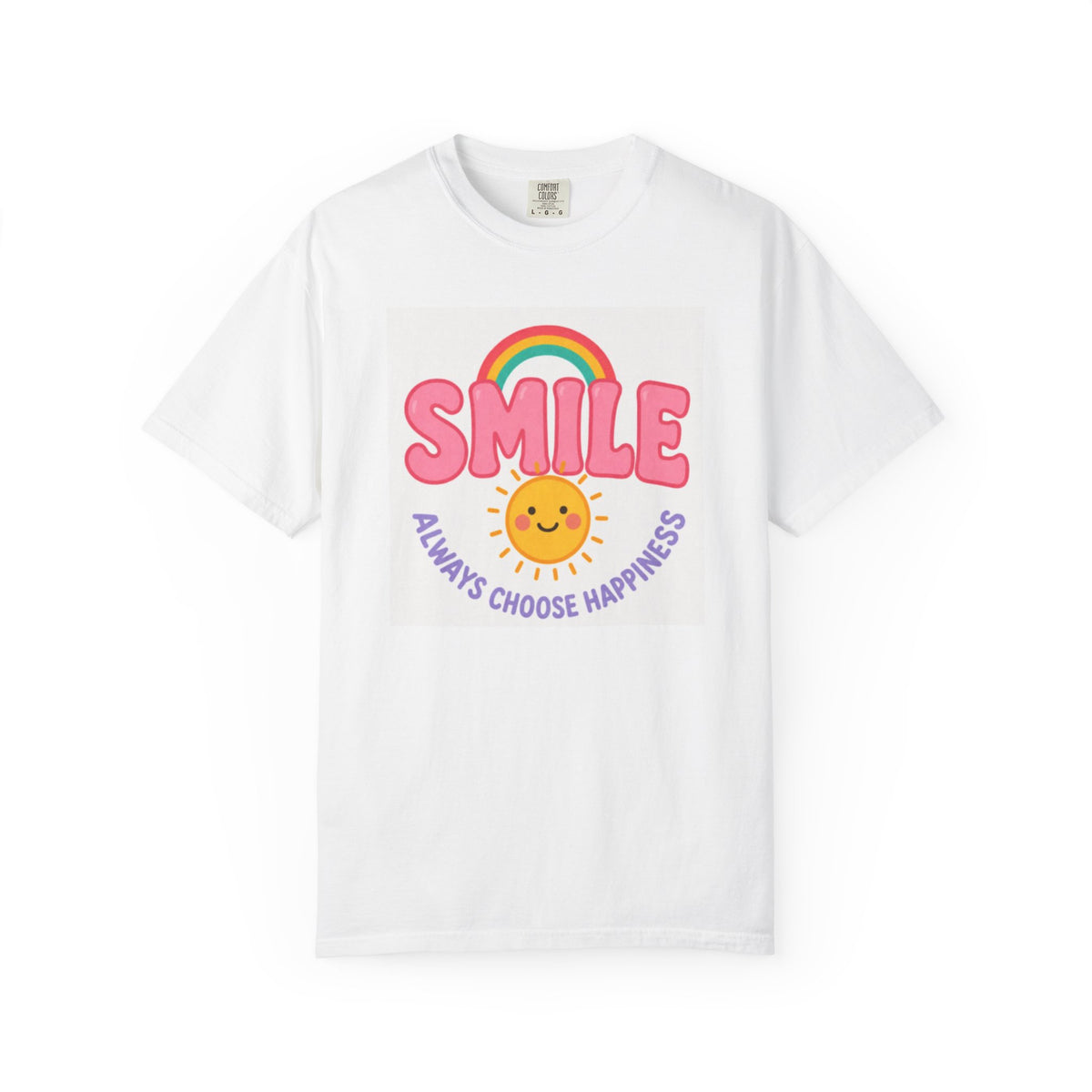 Unisex Garment-Dyed T-shirt - SMILE