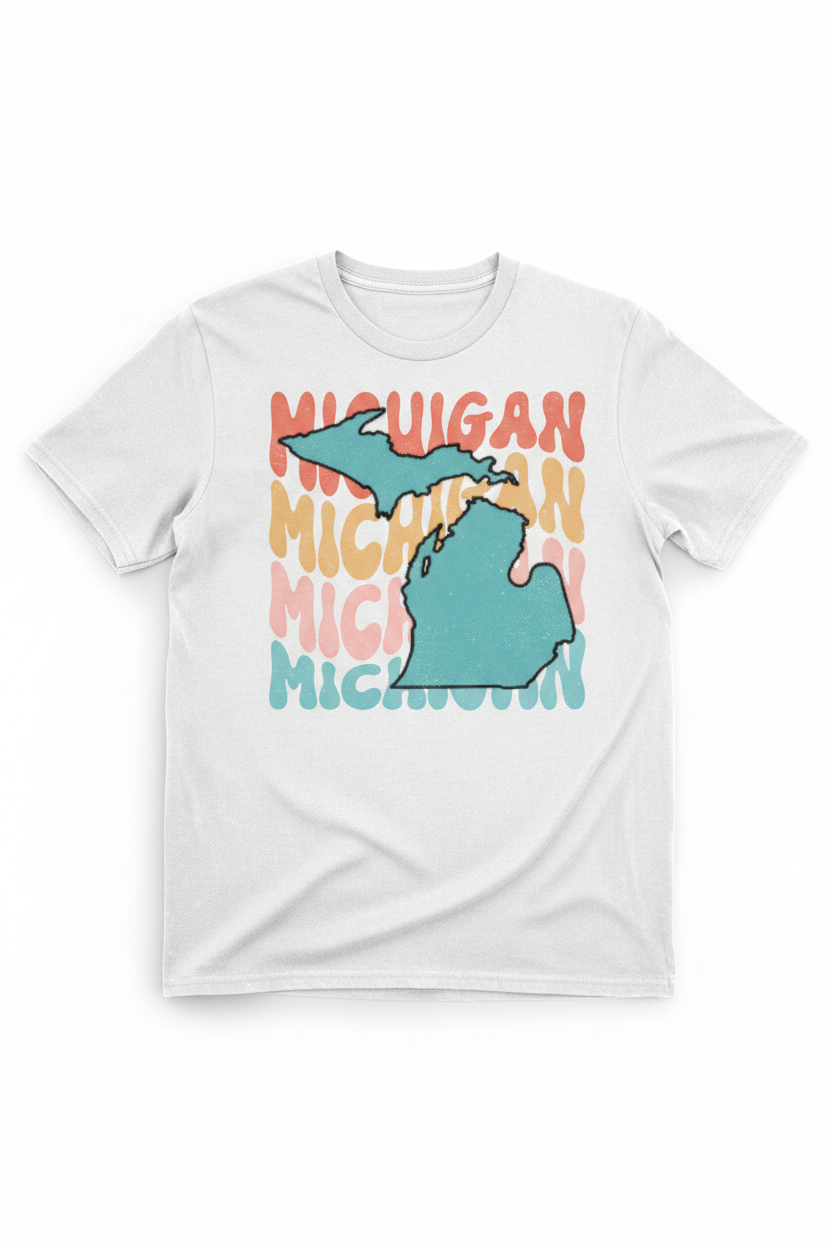 Unisex Garment-Dyed T-shirt "Michigan"